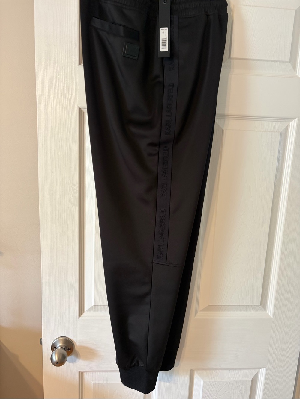 Karl Lagerfeld Black Men's Track Joggers